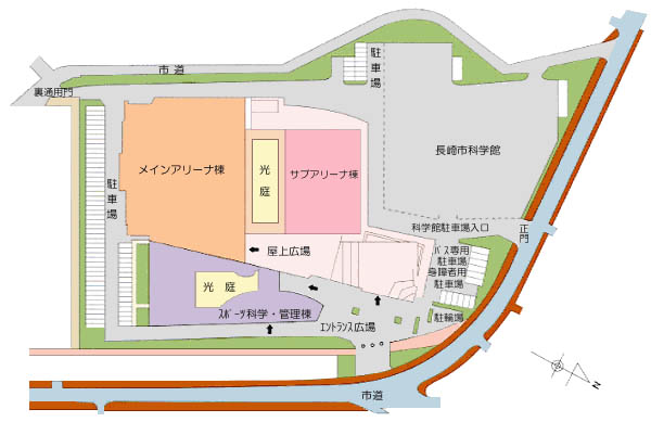 施設配置図（拡大図）