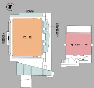 施設配置図（拡大図・３F）