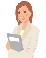 女性教員イラスト