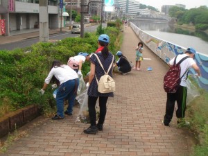 回収活動の様子