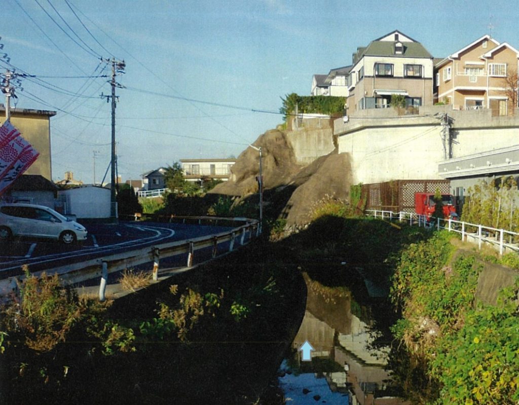 長坂橋より下流方向（改修前）