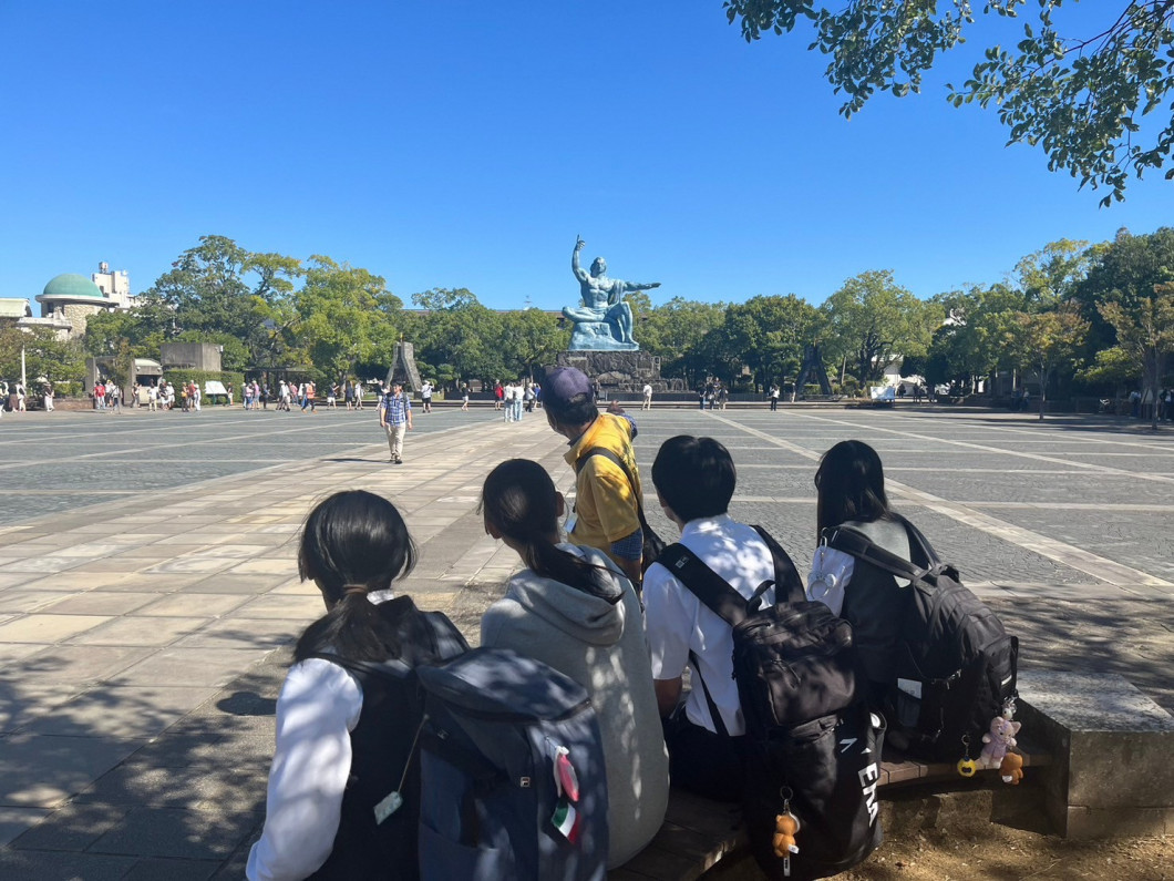 平和公園にて