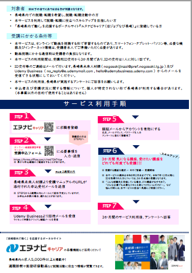 チラシ裏面