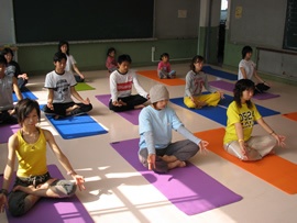 ヨガの様子