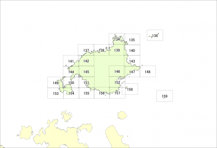 津波災害警戒区域図郭佐世保市(宇久島)