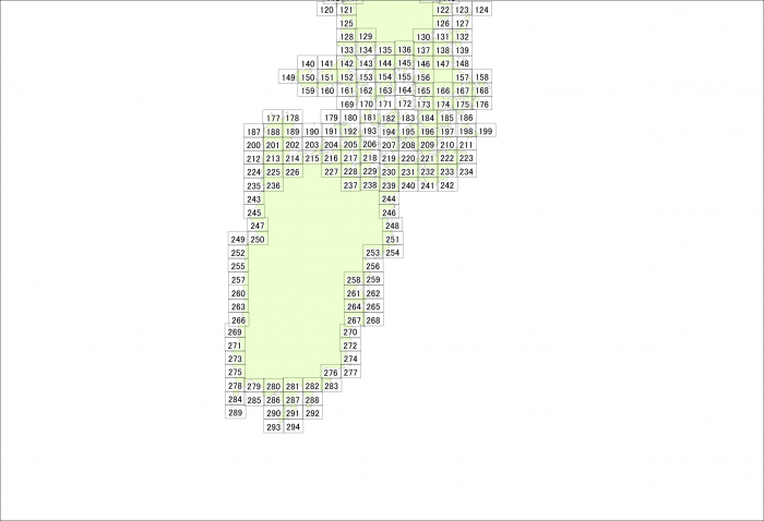 津波災害警戒区域図郭(対馬市(南部))