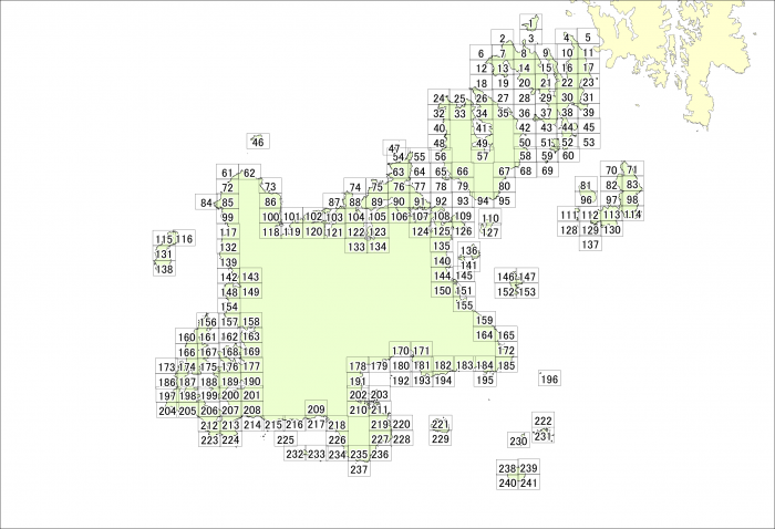 津波災害警戒区域図郭(五島市)