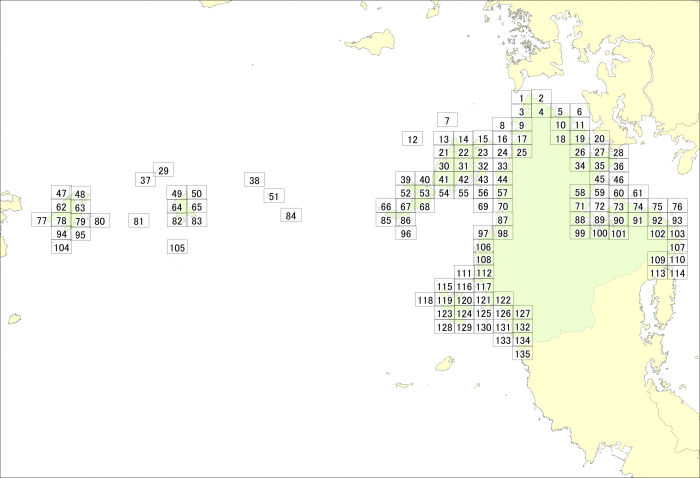 津波災害警戒区域図郭(西海市)