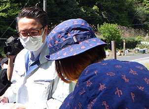 現地視察の様子