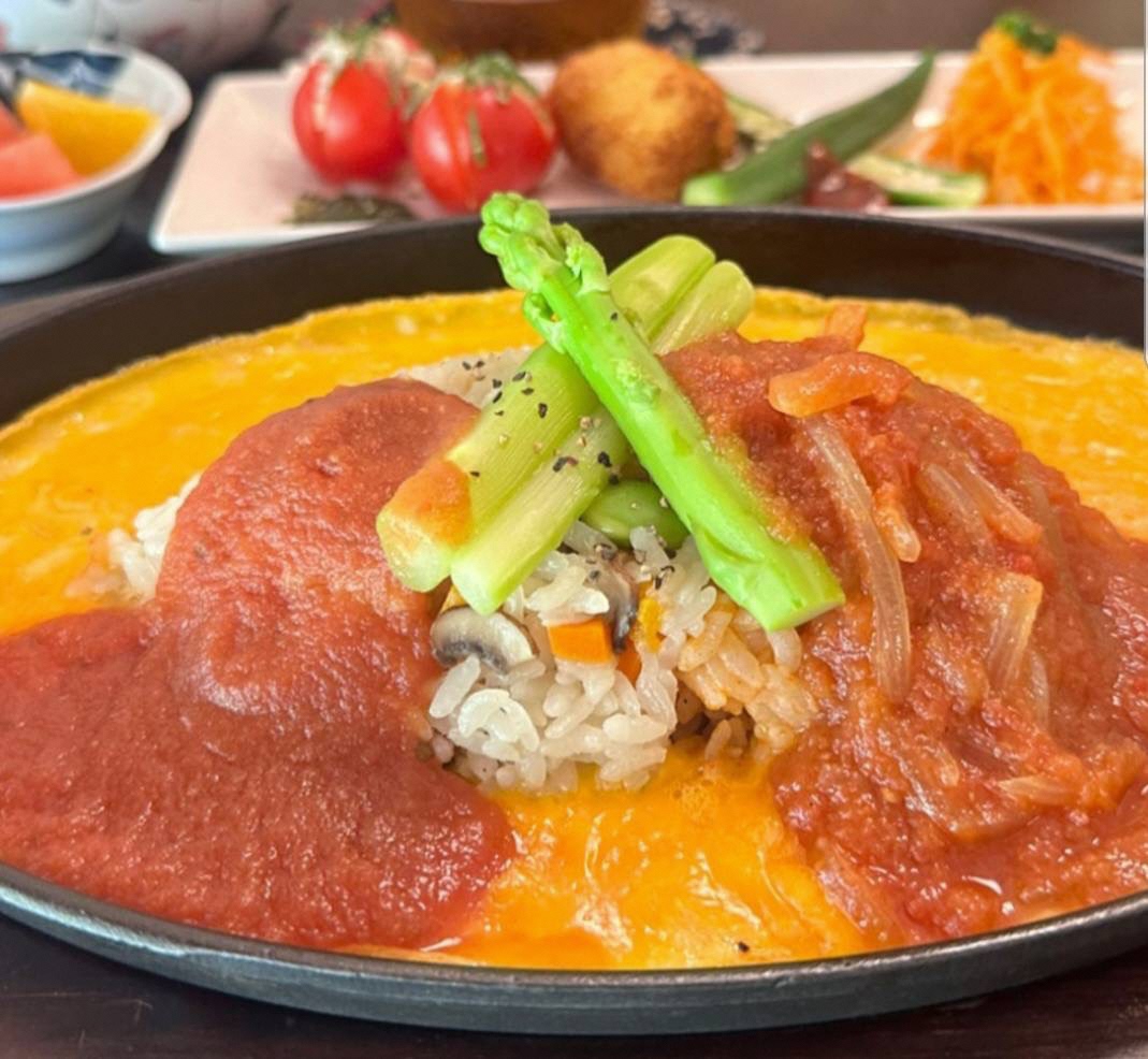 トマト鉄板オムライスＨＰ用写真